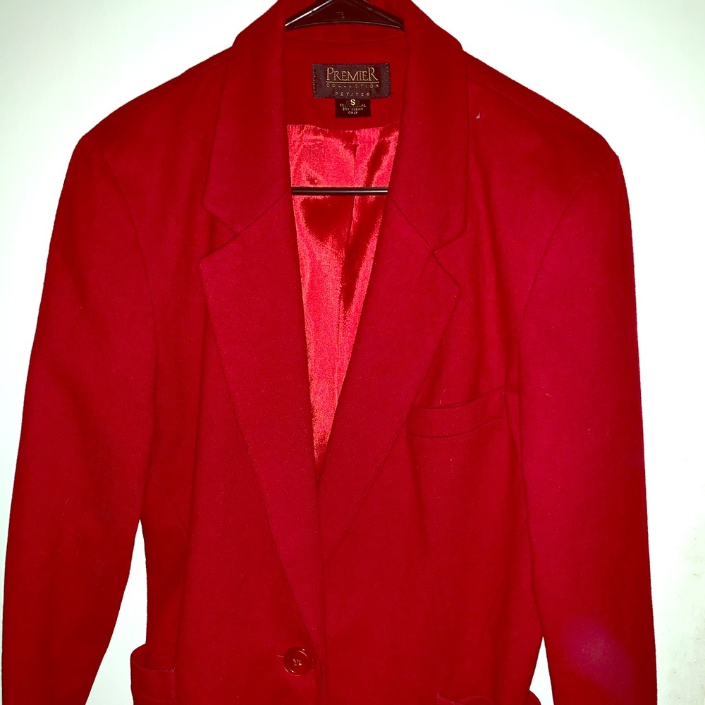 Red blazer